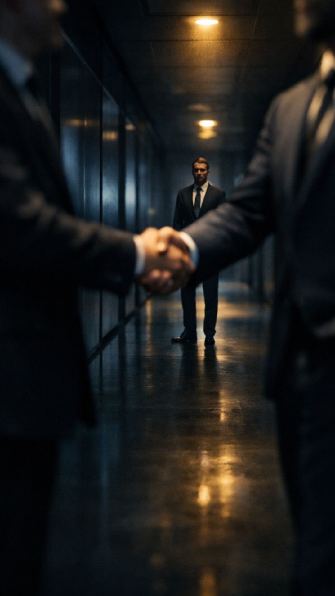 Profissional observando promoção acontecer sem ele